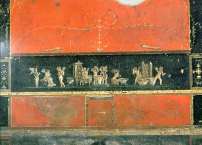 Cherubini che fanno attività quotidiane, dall